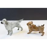 Two Beswick ceramic Dogs to include an Irish Setter Ch. Bayldor Baronet & a Long Haired Terrier