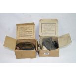 Two World War Two / WW2 Gas Masks Within The Original Boxes.