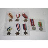 A Full Size World War Two / WW2 Medal Group To Include The British War Medal, The Defence Medal, The