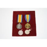 A Full Size British World War One / WW1 Medal Pair To Include The British War Medal And The