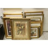 Large collection of Gilt framed & glazed prints