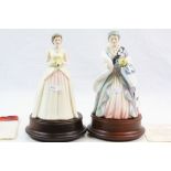 Two Royal Doulton boxed Limited Edition figurines "Queen Elizabeth II HN3340 & Queen Elizabeth the