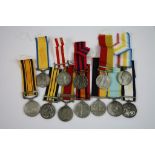 A Collection Of Twelve Replica / Reproduction Victorian Military Display Medals.