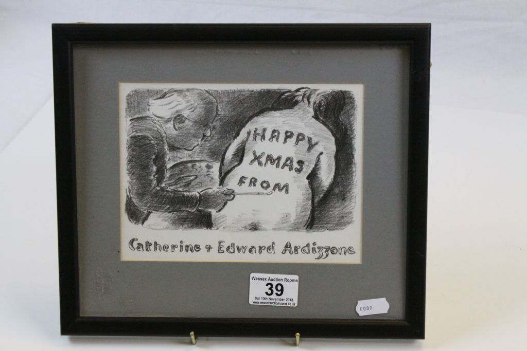 Framed & glazed Catherine & Edward Ardizzone print