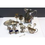 Small collection of vintage Silver plate etc to include a large Water jug