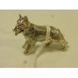 Sterling Silver Figure of a Dog