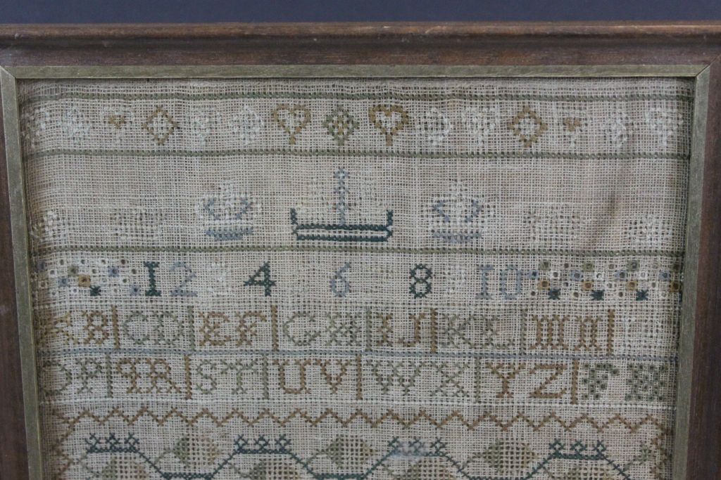 Framed & glazed Sampler dated 1809 - Image 3 of 3