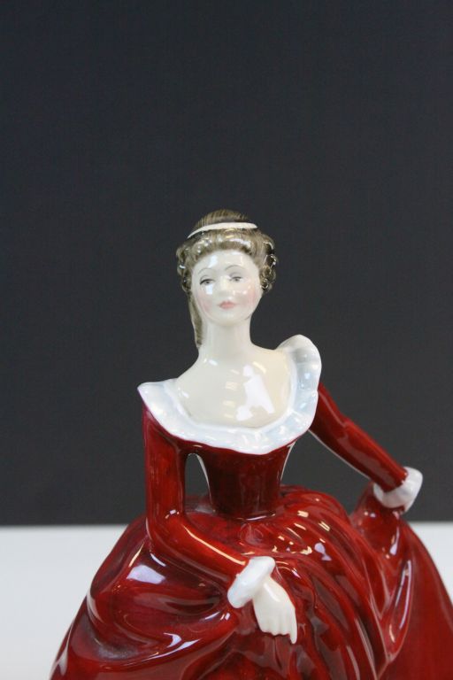 Three Royal Doulton figurines to include; Autumn Breezes HN1934, Fragrance HN3311 a Michael - Image 2 of 4