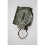 A United States Army 1963 Pattern Field Compass Manufactured By Brunson Instrument Co. Kansas City.