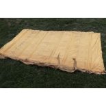 Three World War One Large White Marquee / Tent Panels With Full Markings, Each Measures Approx :