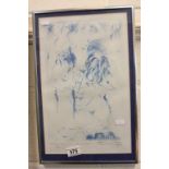 French framed & glazed Limited edition Nude study Engraving pencil signed to margin by the Artist
