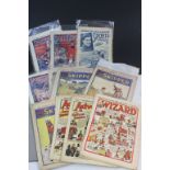 Approximetely 16 Comics dating from 1930's and 1940's including The Wizard, Adventure, The