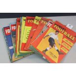 Approximately Twenty Two Charles Buchan's Football Monthly Magazines dating from 1950's