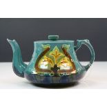 Wardle Art Nouveau Teapot with Tubed Lined Decoration, numbered ' 2365 - Decor No. 79 ' to base