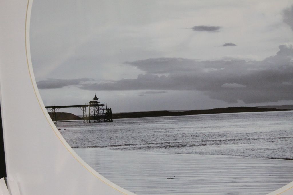 Framed & glazed Glycee Print of Clevedon Pier by Luke Salaman - Image 2 of 2