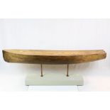 Large Wooden model Boat Mould with stand
