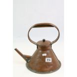 Arts and Crafts Style Copper Kettle