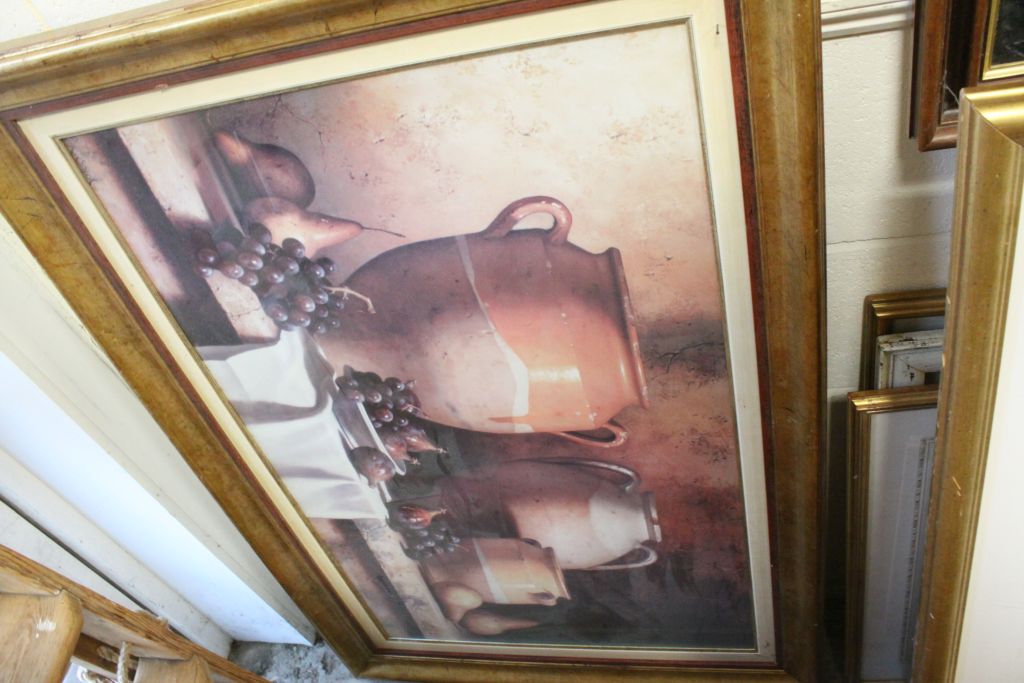 Five large Gilt framed coloured Prints of Paintings - Image 3 of 3