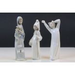 Three Lladro Figurines