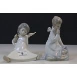 Two winged Lladro & Lladro Daisa Figurines