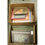 Two Boxes of Mixed Pictures and Prints