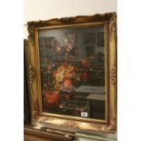 Gilt Framed and Glazed Print of Still Life