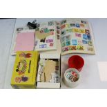 World stamp album and loose stamps to include world and GB