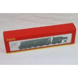 Boxed Hornby TMC250 OO gauge BR West Country Class No 34002 Salisbury locomotive with certificate