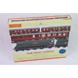 Boxed Horby OO gauge R2436 The Pines Express Train Pack complete with BR 4-6-2 Combe Martin West