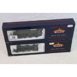 Two boxed Bachmann OO gauge locomotives to include 31777 Modified Hall 6962 Soughton Hall GW Lined