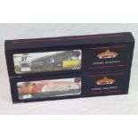Two boxed Bachmann OO gauge Blue Ribband locomotives to include 32729 Class 66 Diesel 66405 Blue