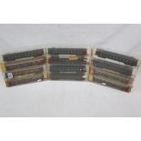 12 Cased Liliput HO scale items of rolling stock
