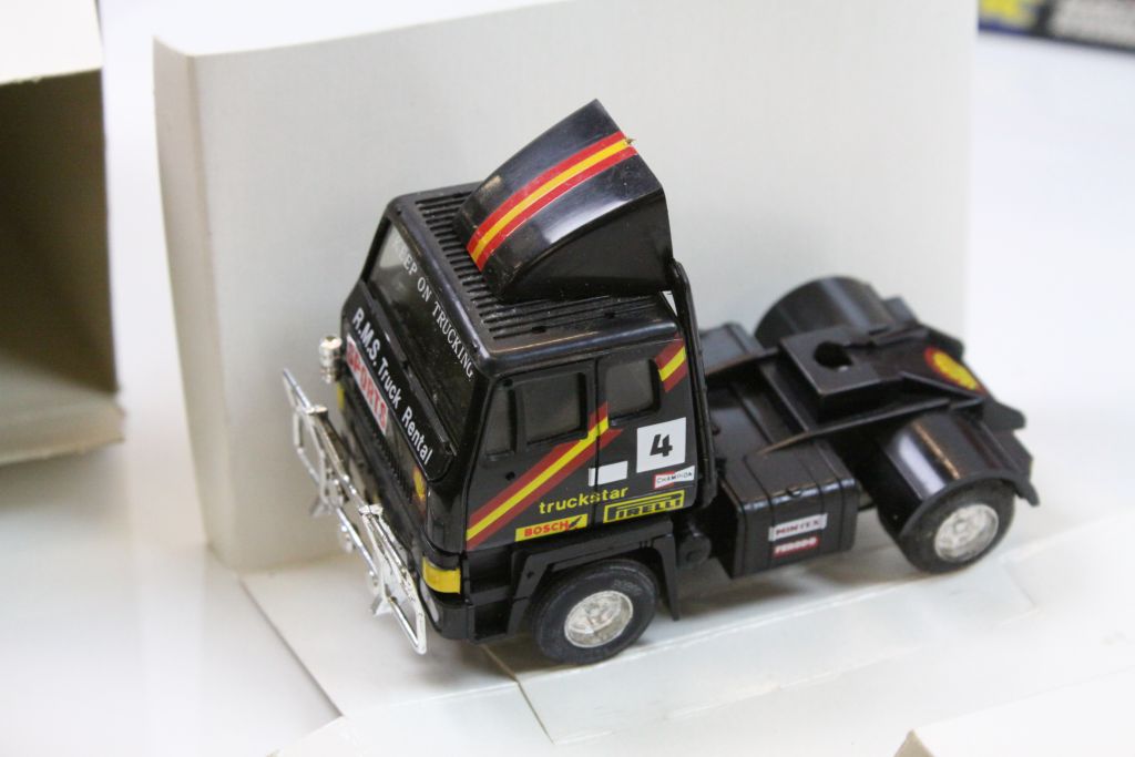 Fove boxed Scalextric slot cars to include C387 RMS Truckstar - Image 4 of 4