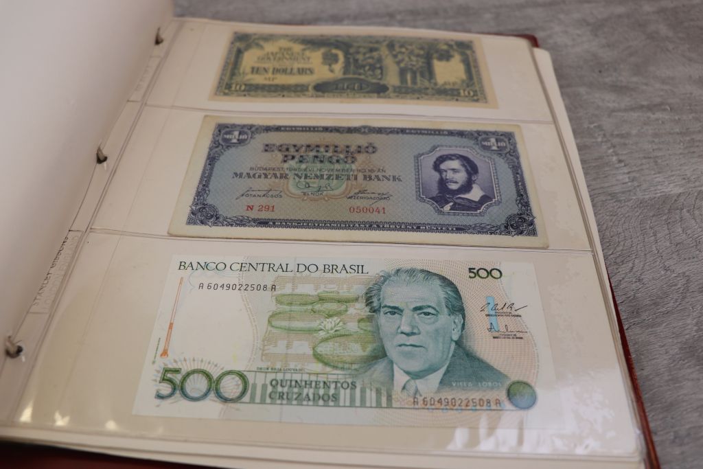 Album of Mixed World Banknotes to include WW2 issue - Image 6 of 14