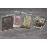 Collection of vintage UK & World coins and Banknotes to include; USA Dollars, Canada Dollars,