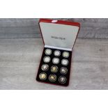 Boxed Pobjoy Mint Sterling Silver Isle of Man Silver Proof 50 pence Christmas coin collection with