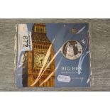 Uncirculated Royal mint Silver Big ben £100 pound coin 2015