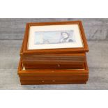 Fifteen framed & glazed vintage UK Banknotes in mostly Uncirculated condition to include;