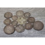 Small collection of 18th & 19th Century UK Silver coinage to include; William III Sixpence, George