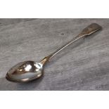 George III silver fiddle pattern basting spoon, makers Peter and William Bateman, London 1812,