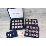 Boxed Westminster Mint QEII Coronation 33 coin Jubilee Pictorial collection with 31 COA's