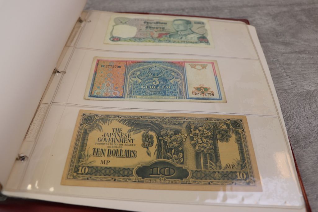 Album of Mixed World Banknotes to include WW2 issue - Image 8 of 14