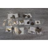 Group of vintage English Silver coinage to include Victorian, mainly Three & Fourpence coins