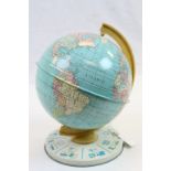 Vintage Chad Valley Tin Plate Globe