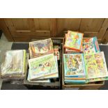 Large Collection of mainly Vintage Jigsaw Puzzles including Wooden Victory Puzzles