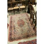 Belgium ' Muskabad ' Wool Rug, 194cms x 138cms