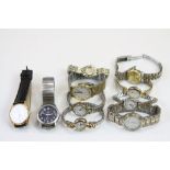 Small collection of vintage Ladies & Gents wristwatches, Quartz examples