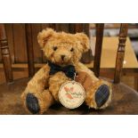 Limited Edition Collector's Teddy Bear by Robert Rive, New Zealand ' Cuthbert ' from the Country