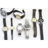 Group of Gents Watches including Swiss