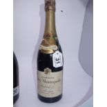 Single bottle of Heidsieck & Co dry Monopole, 1955 vintage, containing a nice level for age, high on